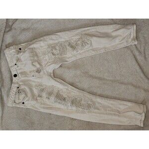 Waimea White Distressed Size 6 Skinny
